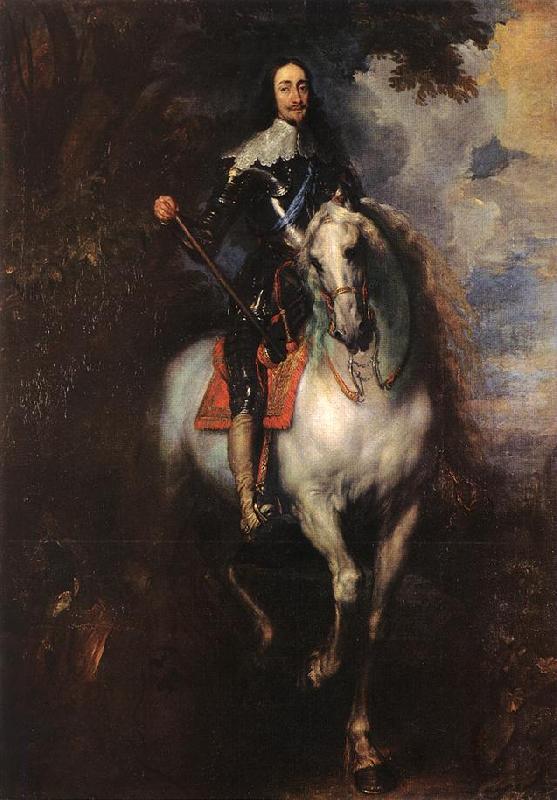DYCK, Sir Anthony Van Equestrian Portrait of Charles I, King of England china oil painting image